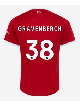 Liverpool Ryan Gravenberch #38 Domaci Dres 2023-24 Kratak Rukavima